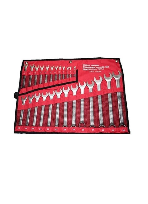 Combination Spanner Set of 25 pcs