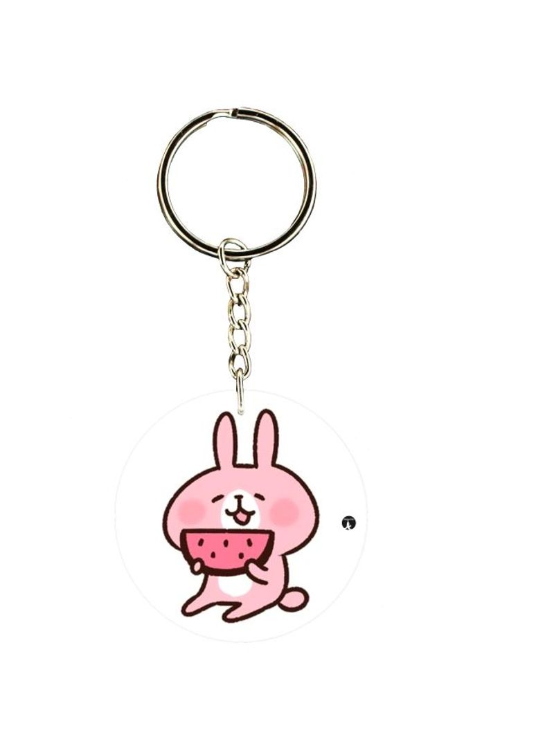 RKN Double Sided Cartoon Printed Keychain