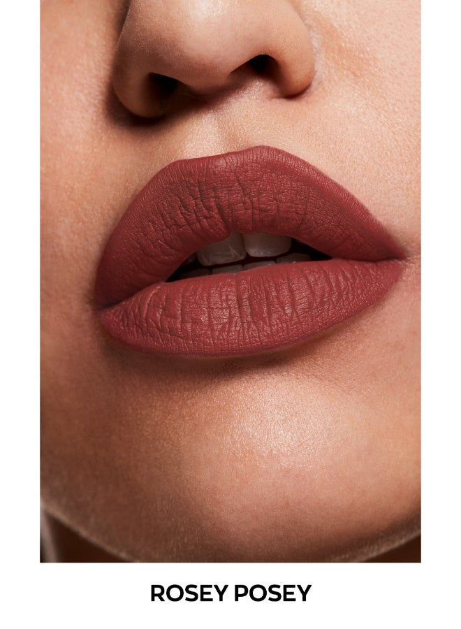 AVON Power Stay Liquid Lip - Rosey Posey 6ml - Image 2