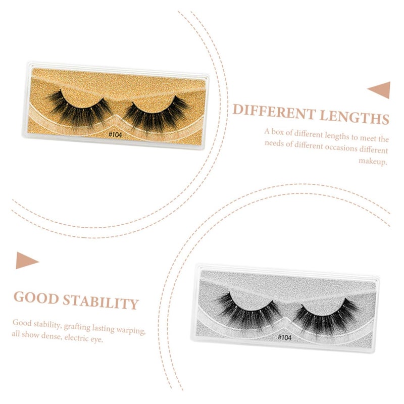 12 Pairs False Eyelashes Set Dense Vivid Natural Fake Lashes Colorful Base for Women Stage Performance and Dancing - Image 3