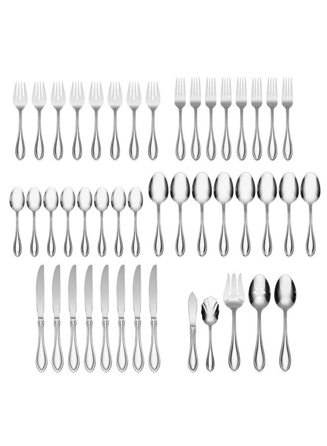 ONEIDA Oneida 2905045HL20 American Harmony 45 Piece Everyday Flatware Set, Service For 8  - Image 2