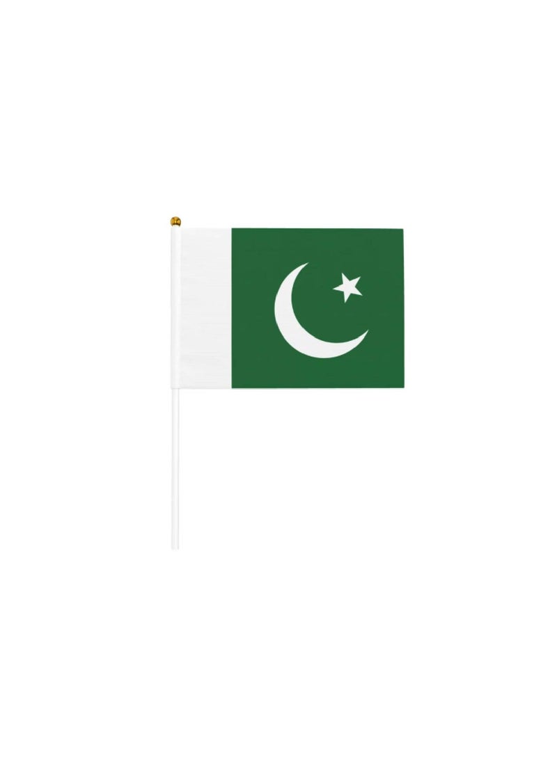 Pakistan Independence Day T Shirt for Girls, Cap, Badge, Flag Set Celebrate Pakistan Independence Day with this Kids Combo Pack in Style - Image 5