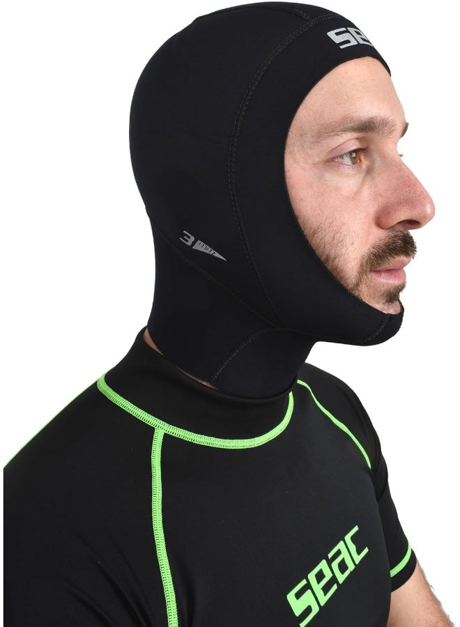 Seac SEAC Standard Style Ultraspan Neoprene Wetsuit Hood  - Image 4