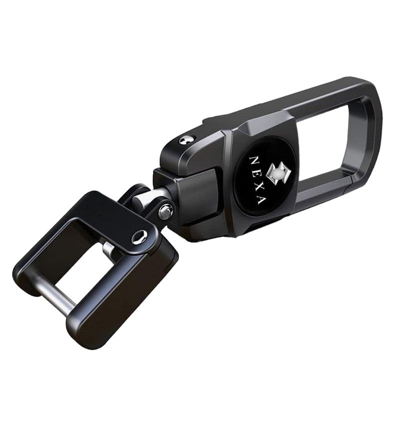 Greenworld black Color Fob Key Heavy Duty Keychain Compatible With Baleno/Ignis/Scross/Grand Vitara And All Car Model With (Black) - Image 1