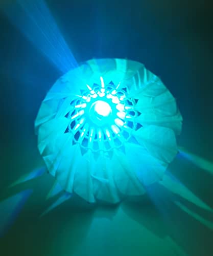 Inngree LED Badminton Birdies, LED Colourful Shuttlecock Dark Night Goose Feather Glow Birdies Lighting Outdoor Indoor Sport Activities (Colourful-6pcs) - Image 5