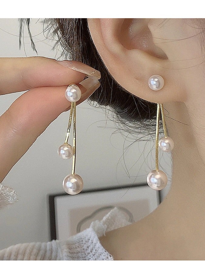 Mark Fairwhale New Natural Pearl Earrings With A High-End Temperament  - Image 1