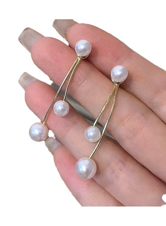Mark Fairwhale New Natural Pearl Earrings With A High-End Temperament  - Image 3