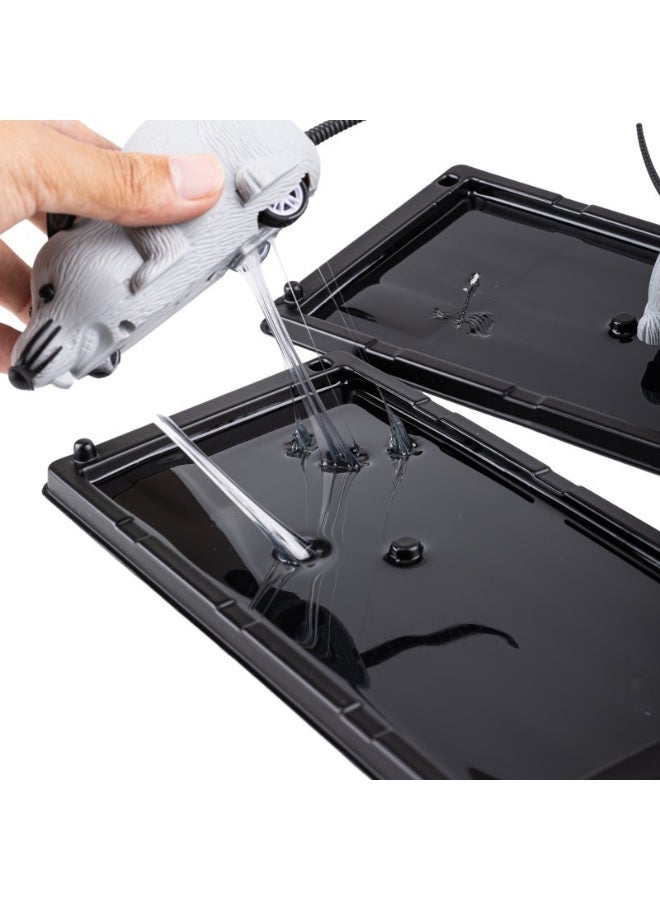 2 Pcs Sticky Mouse Trap, Super Glue Trap for Roach/Mouse/Snake, Multiuse Efficient Pest Sticky Board, Non-Toxic Indoor Sticky Mouse Trap for Restaurant/Kitchen/Hotel/Office/House - Image 1
