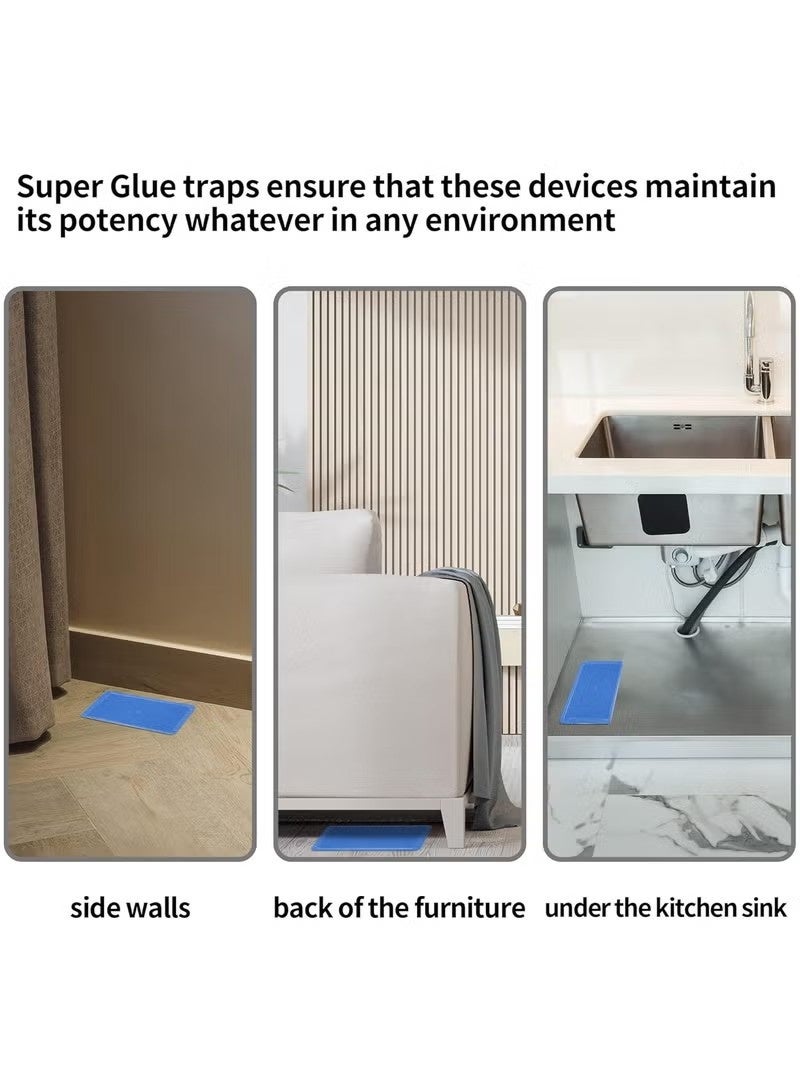 2 Pcs Sticky Mouse Trap, Super Glue Trap for Roach/Mouse/Snake, Multiuse Efficient Pest Sticky Board, Non-Toxic Indoor Sticky Mouse Trap for Restaurant/Kitchen/Hotel/Office/House - Image 4
