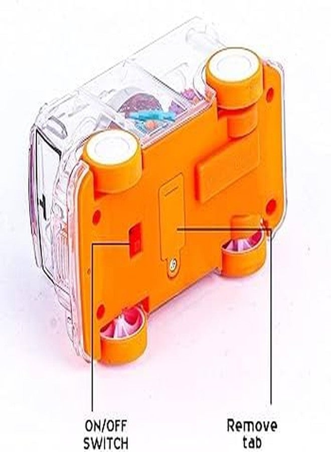 FELVA Transparent Plastic Car with Movable Gears and Wheels - Image 4