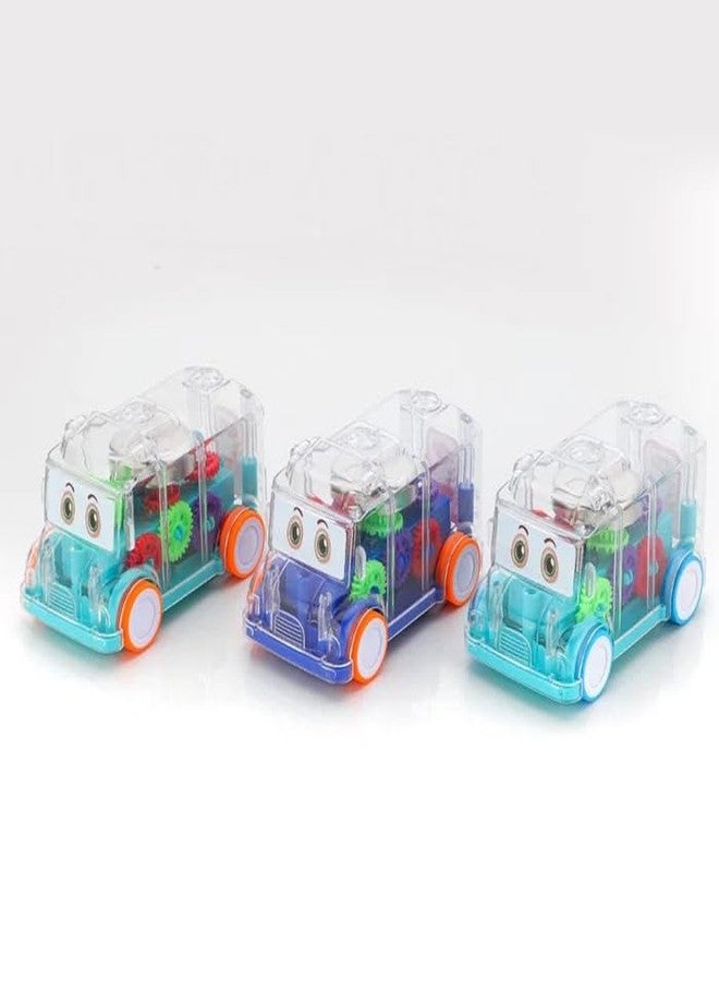 FELVA Transparent Plastic Car with Movable Gears and Wheels - Image 2