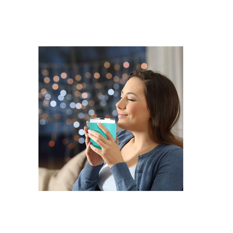 Zikra Insulated Lunch Container Hot Food Jar, Vacuum Insulated Stainless Steel Lunch Thermo Leakproof Stackable Bento Box Container for School Office Picnic Travel Outdoors (430ml Green) - Image 2