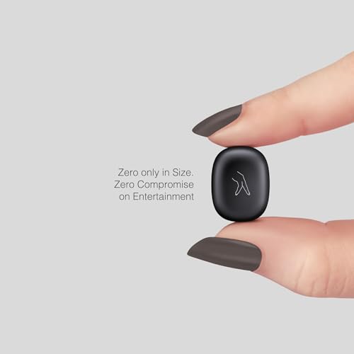 FINGERS SizeZero Pods2 World's Tiniest TWS Earbuds with 15-Hour Total Playtime, Quick Charge of 10 mins for 2-Hour Playtime, Built-in Mic with SNC™ Technology for Clear Calls (Matte Black) - Image 4