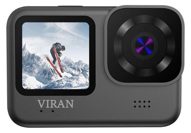 VIRAN V9 Action Camera with Dual Touch Screens - 4K HD Waterproof Sports Camcorder, EIS Anti-Shake Tech for Water Sports, Travel, Extreme Sports and Daily Recording - Image 1