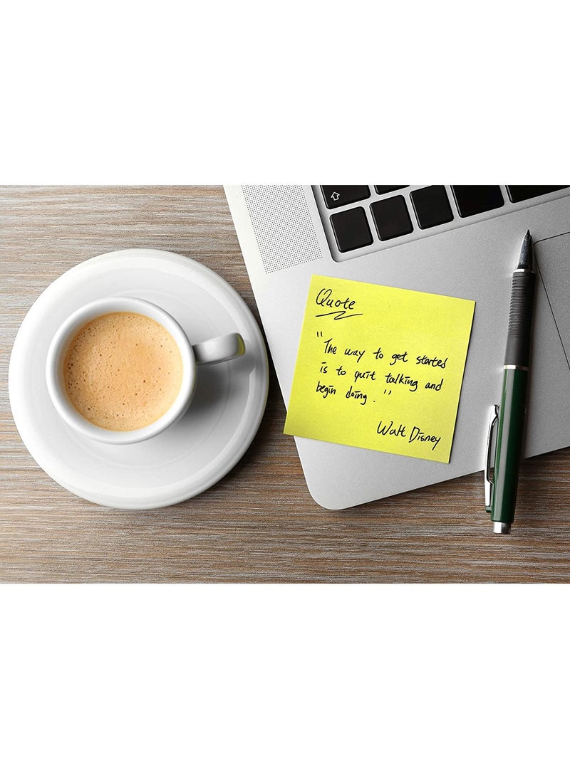 Sticky Notes, 6pcs Colorful Sticky Note Self-Stick Notes Memo for Home Office School, Multicolor (76×76mm)