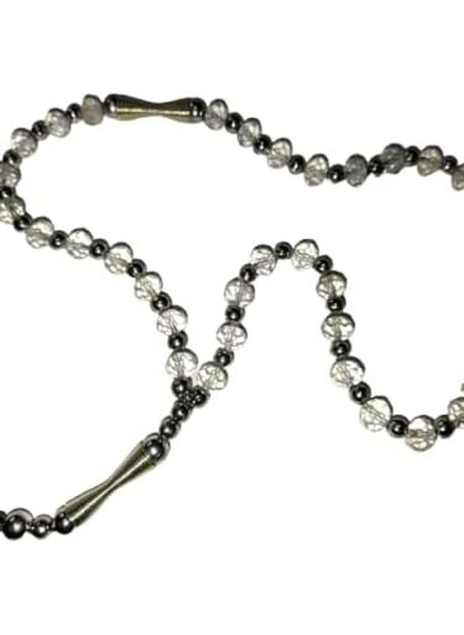 Generic Elegant Crystal Handmade 33 Beads Rosary  - Image 2