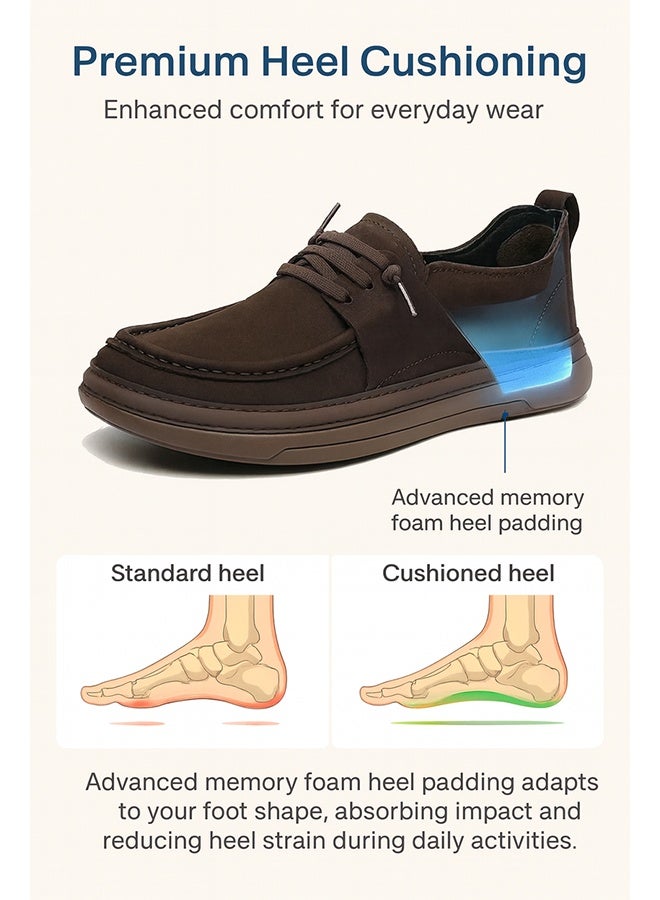 Roman Style Comfort Shoes Series - Wide Toe Loafer in Cowhide - Image 5