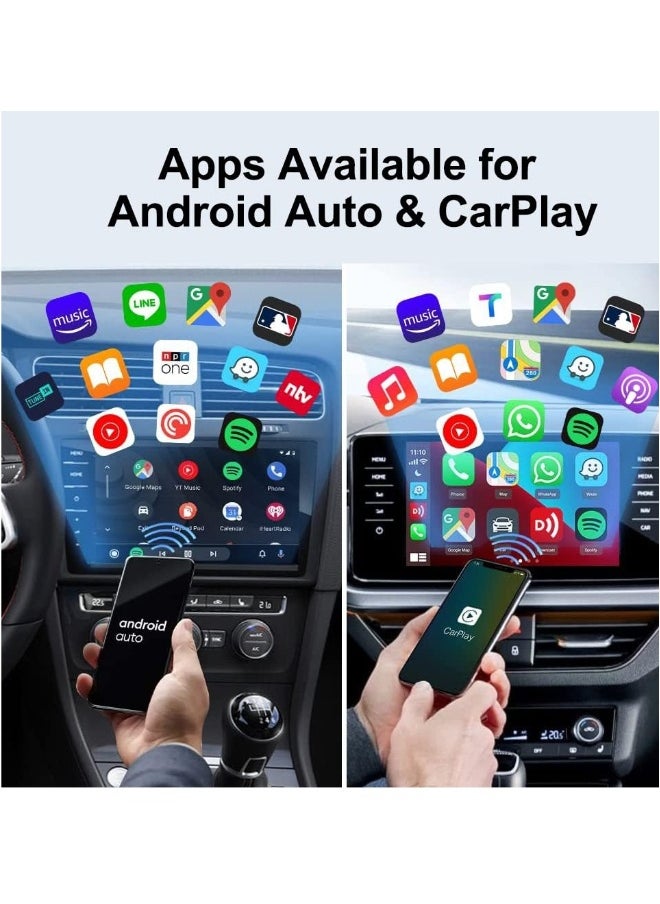 Generic Wireless CarPlay Adapter - Apple CarPlay Android Auto Wireless Adapter Will Built-in Wired to Wireless. Plug and Play Auto Connection Online Upgrades(Video Mirror not Supported)  - Image 4