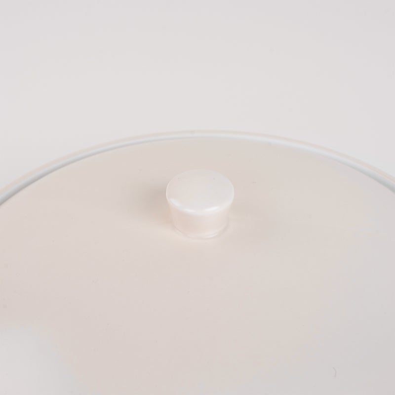 لا ميسا طبق تقديم شوربة بورسلان أبيض - Image 4