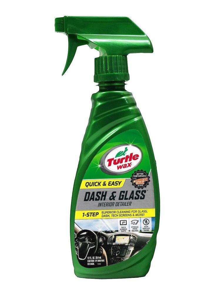 TURTLE T-930 Quick & Easy Dash & Glass Interior Detailer, 354ml  - Image 1