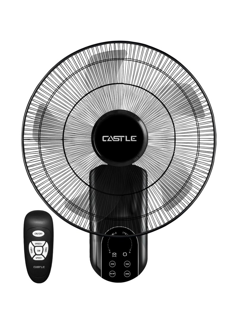 Castle Castle Wall Fan, 18 Inch, FAW1919TR - Black 