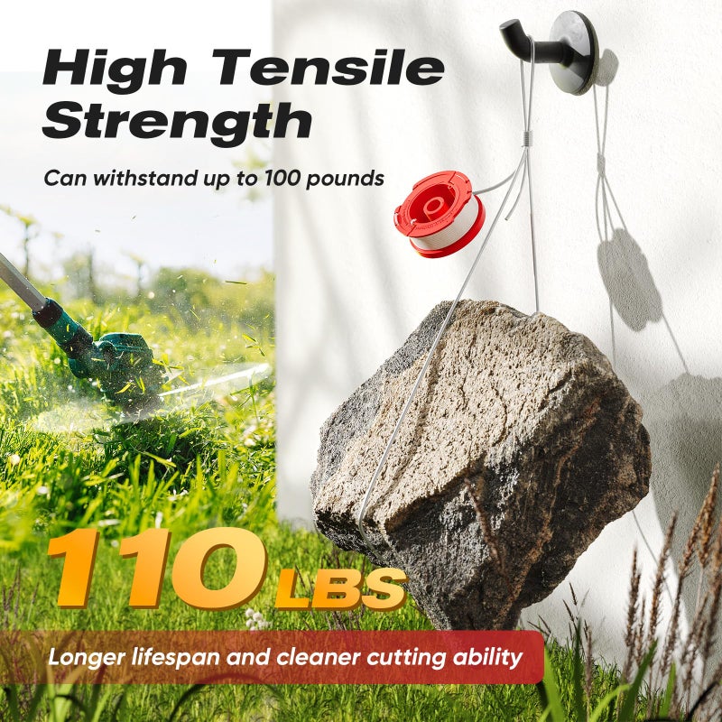 YWTESCH 8 Pcs CMZST0653 Weedeater String Compatible with Craftsman Weed Wacker, 30Ft 0.065" Trimmer Line Fit for Craftsman CMCST900, CMESTA900, CMESTE920, CMZST98020, CMCST915, CMEST913 - Image 4