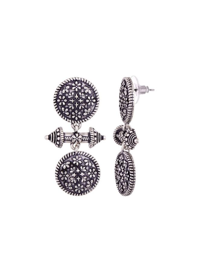 VOYLLA Nayantara Circles Geometric Pattern Earrings - Image 3
