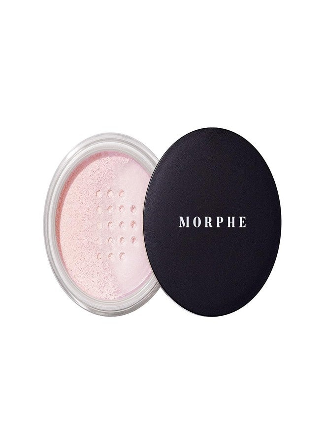 Morphe Bake & Set Setting Powder - Lightweight, Talc-Free Finishing Powder for Face Makeup with a Soft, Natural Finish - Minimizes Shine for Up to 24HR - Brightening Pink (0.31 oz) - Image 1