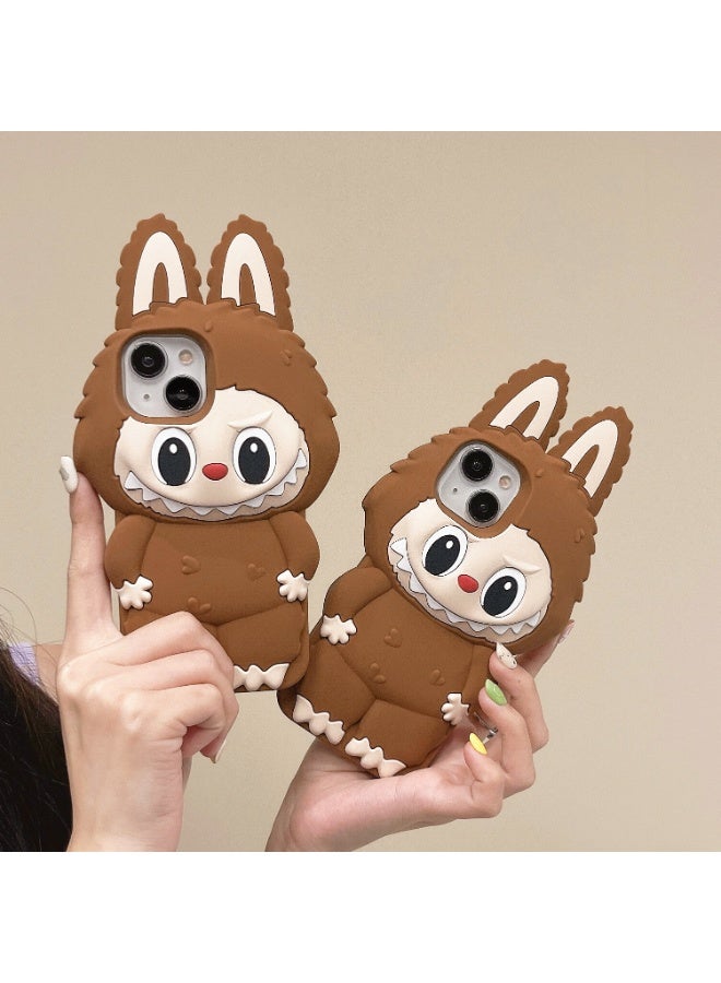 general iPhone 16 Pro Case, Cute Fun 3D Kawaii Phone Case with Soft Silicone Gel Keychain for anyone for iPhone 16 Pro - Image 2