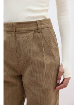Manuka Corduroy Straight Fit Trousers Camel  - Image 5