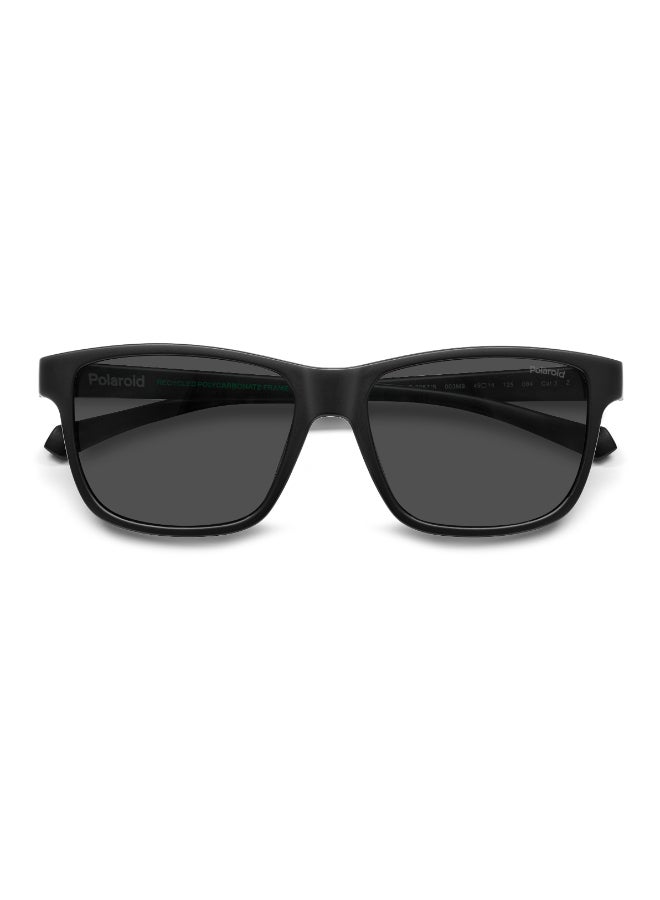 POLAROID KIDS PLD 8067/S Sunglasses Black Rectangular - Image 4