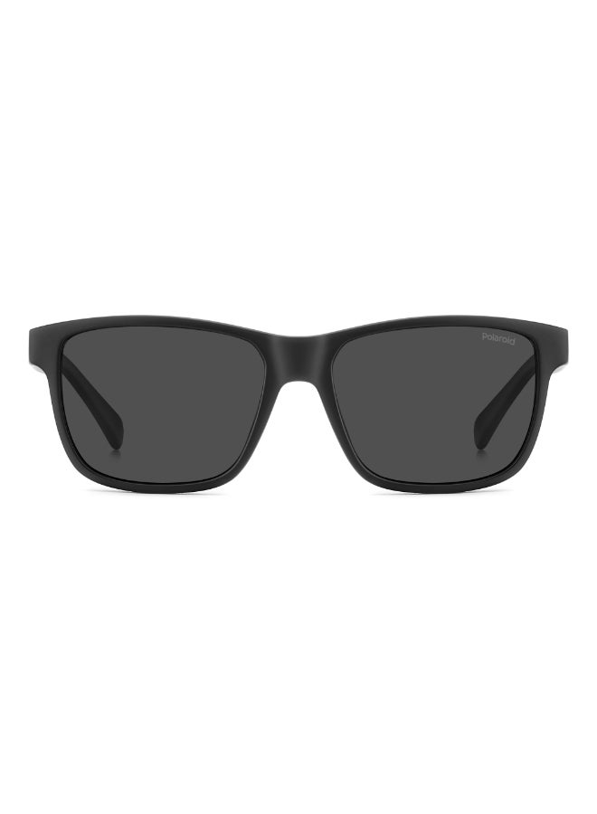 POLAROID KIDS PLD 8067/S Sunglasses Black Rectangular - Image 3