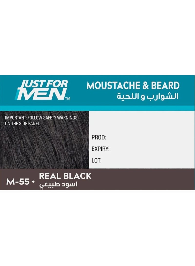 Just For Men Mustache & Beard Dye - Real  Black M-55 - Image 2