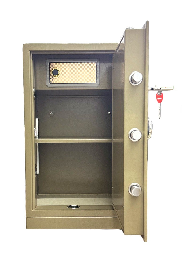 Luxury Fire-Resistant Digital Security Safe With Electronic Number Pad And Lock And Physical  Key 80*48*40 CM - Image 2