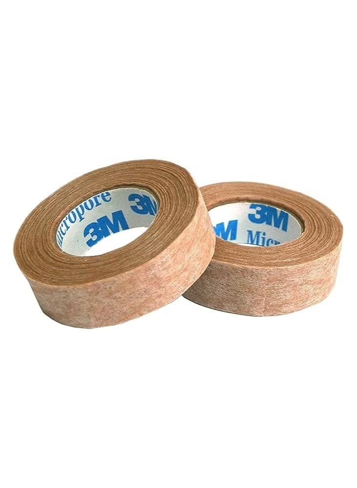 3M Micropore Original Nasal Tape Rolls - 2 Pack | High Breathable Comfort & Skin-Safe Hold - Image 1