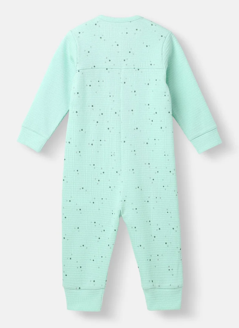 Nautinati Infants’ AOP Cotton Bodysuit | Zipped Bodysuit for 0-2 Years