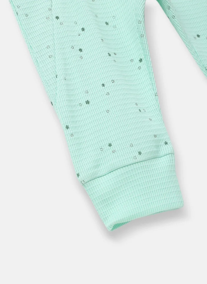 Nautinati Infants’ AOP Cotton Bodysuit | Zipped Bodysuit for 0-2 Years