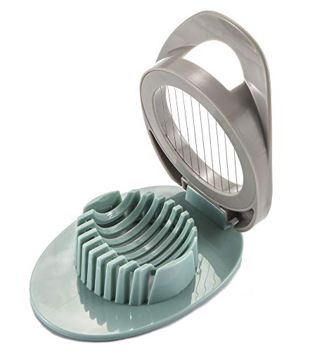 Ortarco Egg Slicer for Boiled Eggs Strawberry Cutter with Stainless Steel Wire （Green） - Image 2