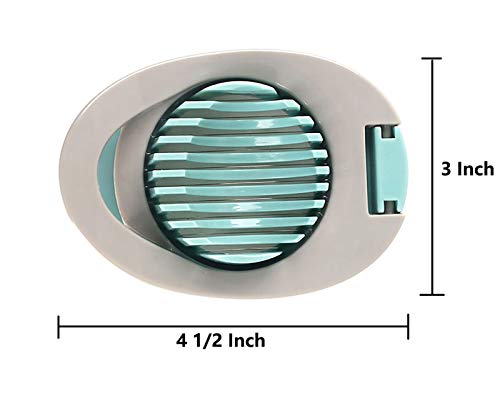 Ortarco Egg Slicer for Boiled Eggs Strawberry Cutter with Stainless Steel Wire （Green） - Image 4