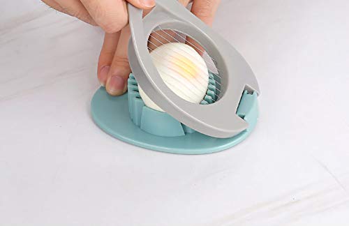 Ortarco Egg Slicer for Boiled Eggs Strawberry Cutter with Stainless Steel Wire （Green） - Image 5