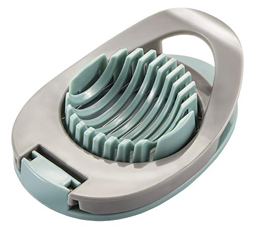 Ortarco Egg Slicer for Boiled Eggs Strawberry Cutter with Stainless Steel Wire （Green） - Image 1