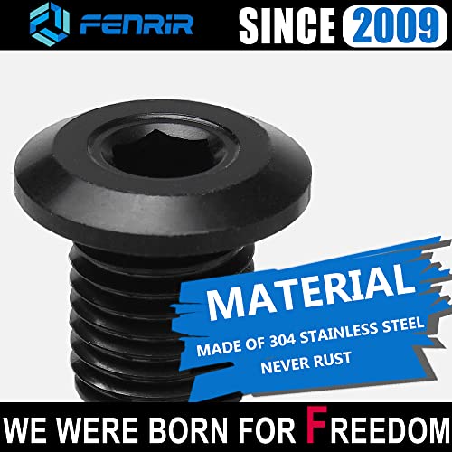 FENRIR Motorcycle mirror Hole Plug 304 Stainless steel Compatible with M10XP1.25 Vulcan S Z900 Z650 Z500 Z400 Z125 MT03 MT07 MT09 MT10 XSR700 SV650 GSXS750 GSX8S CB750 CB650R CB500F Duke Tuono V7 V9 - Image 5