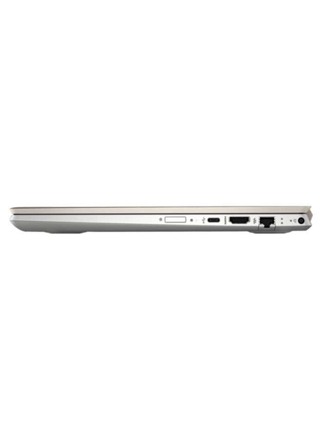 HP لابتوب بافيليون 14-ce1002ne بشاشةٍ مقاس 14 بوصة ومعالج كور i5/ ذاكرة رام سعة 8 جيجابايت/ محرك أقراص صلبة سعة 1 تيرابايت/ بطاقة رسومات إنفيديا جيفورس MX150، مع لوحة مفاتيح  باللغتين الإنجليزية/العربية ذهبي - Image 5