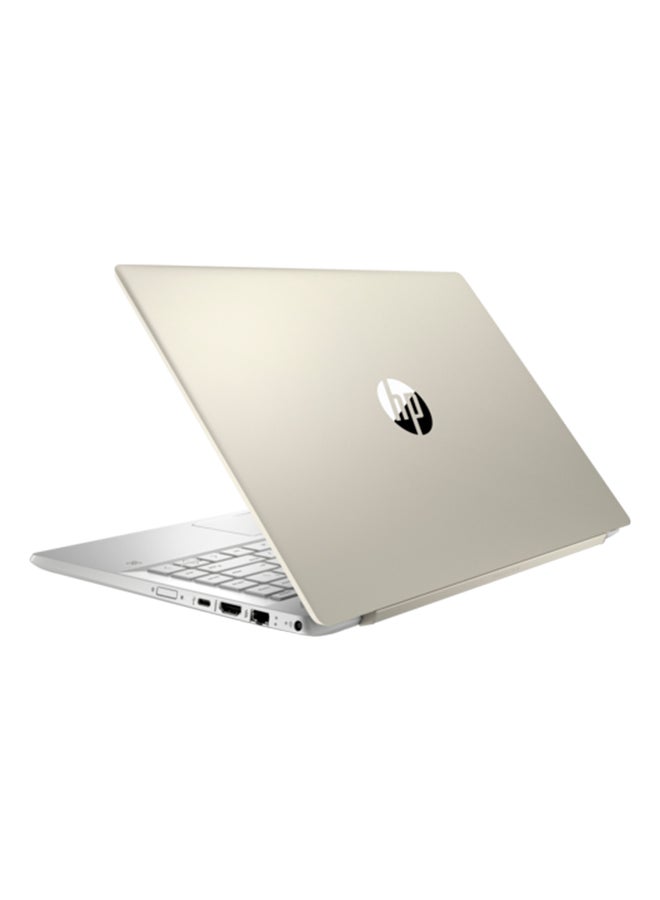 HP لابتوب بافيليون 14-ce1002ne بشاشةٍ مقاس 14 بوصة ومعالج كور i5/ ذاكرة رام سعة 8 جيجابايت/ محرك أقراص صلبة سعة 1 تيرابايت/ بطاقة رسومات إنفيديا جيفورس MX150، مع لوحة مفاتيح  باللغتين الإنجليزية/العربية ذهبي - Image 2
