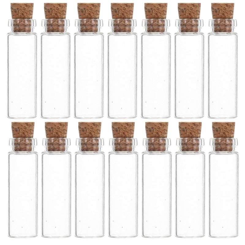 Mini 2ml Glass Bottles With Wood Cork For DIY Crafts Wedding Favors - Image 2
