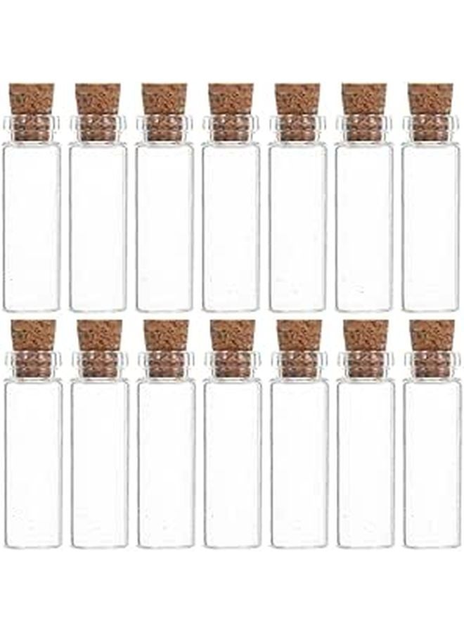 Mini 2ml Glass Bottles With Wood Cork For DIY Crafts Wedding Favors - Image 1