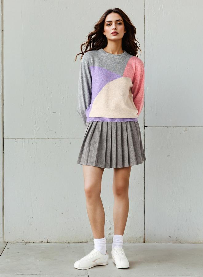 تواكستريمز كنزة بألوان متداخلة - Image 2