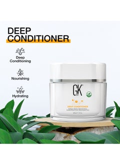 GK Hair Deep Conditioner Masque (7.05 Fl Oz/200 g) Intense Hydrating Repair Treatment Mask for Dry Damaged Color Treated Frizzy Hair Restoration Formula with JOJOBA Seed Oils  - Image 5