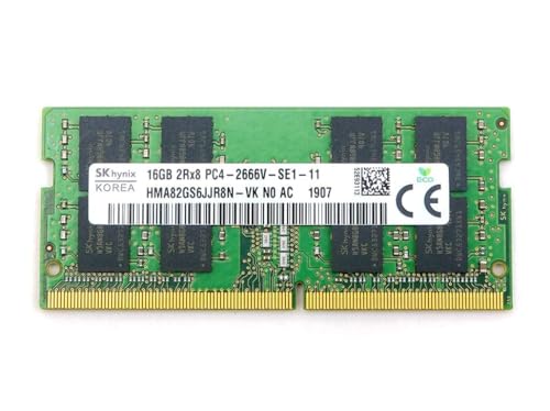 SK HYNIX 16GB 2RX8 DDR4 SO-DIMM PC4-21300 2666MHZ Memory Module HMA82GS6JJR8N-VK - Image 2
