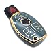 FEYOUN Key Fob Cover Compatible with Mercedes Benz CLS CLA CLK GL R SLK AMG A B C S E G M Class Smart TPU Remote Keyless Key Fob Case Protection Shell Accessories Blue Gray - Image 2